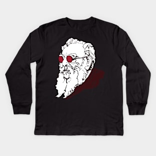 Periyar Tamil Leader Pride Rationalist Chennai Thamizhanda Kids Long Sleeve T-Shirt